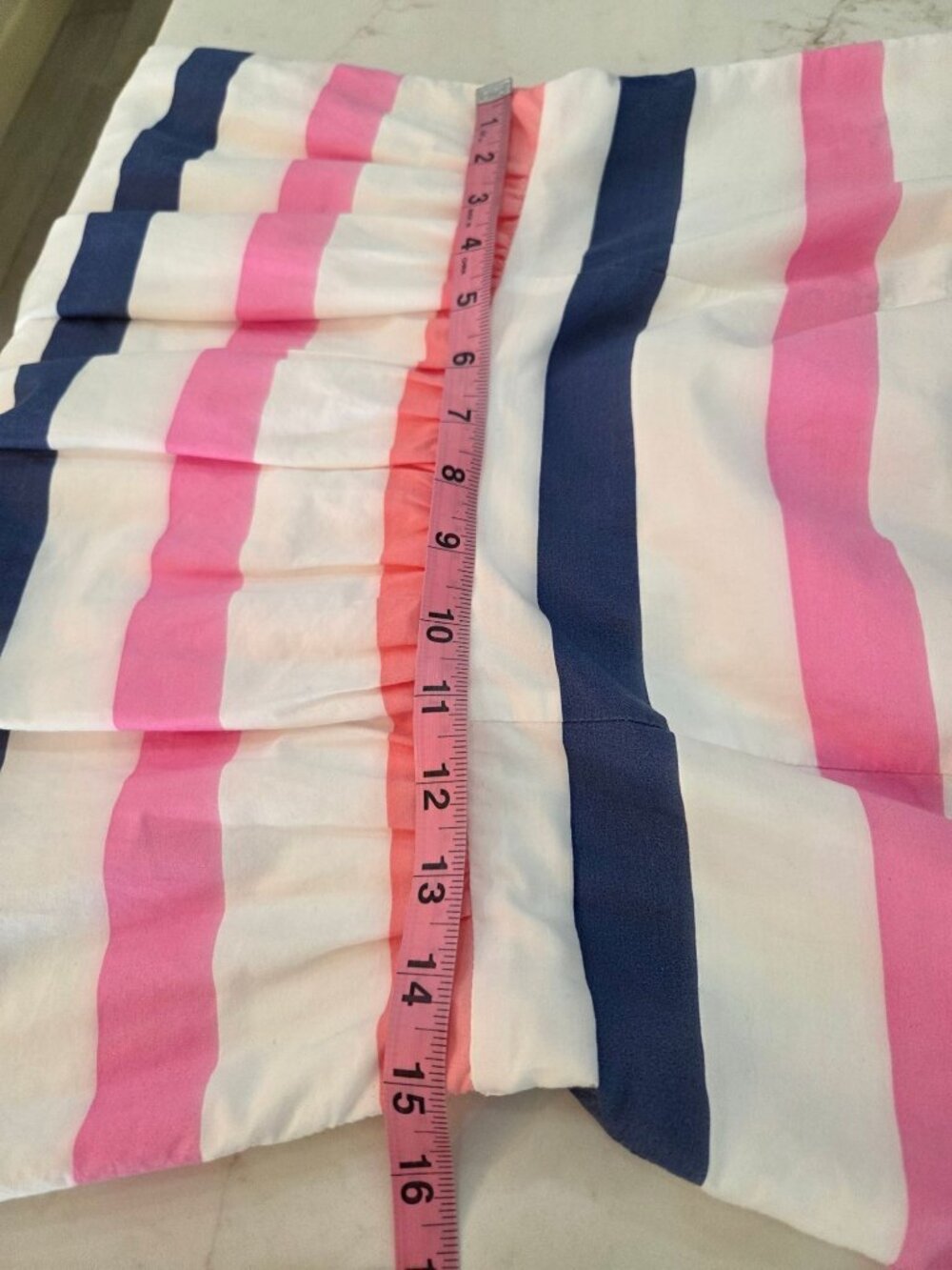 Vineyard Vines Stripe Cutout Back Dress Sz 10 Fit Flare Sleeveless Resortwear‎ - Picture 9 of 11